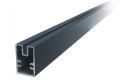 Stĺpiky, lišty a príslušenstvo Hliníková priečka 1830mm antracit pre Dekor. panel