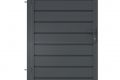 Bránky jednokrídlové Bránka 1kr. Oceľová SAN 900x1500mm,Ľavá, Grafitová sivá
