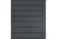 Bránky jednokrídlové Bránka 1kr. Oceľová SAN 900x1500mm,Pravá, Grafitová sivá