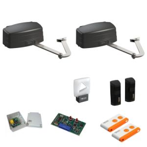 Pohon Roger KIT R23/373/180 KIT FULL pre 2-K brány do 3,5 m (7 m prejazd), 180°, s dorazmi.