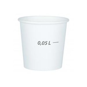 Papierový pohár 100 ml ryska 0,05L - 0,04L