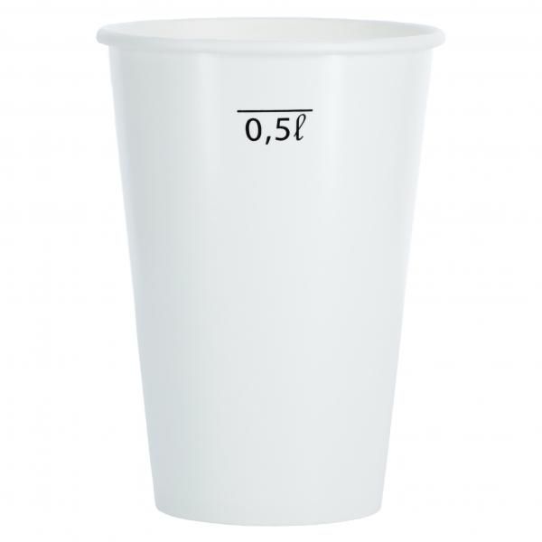 Papierový pohár 630 ml ryska 0,5 L