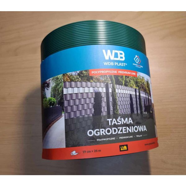 Tieniaci pás WDB PP Premium line 19 cm  x 26 m, RAL6005